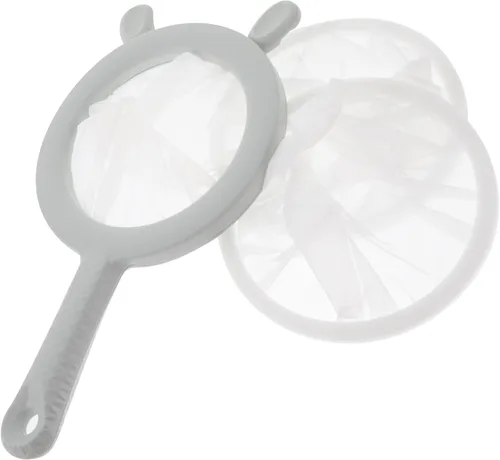Colador de malla ultra fina de cocina, 3 piezas, colador de malla fina con asa, herramienta de cocina para leche de soja, café, yogur, jugo, hoja de