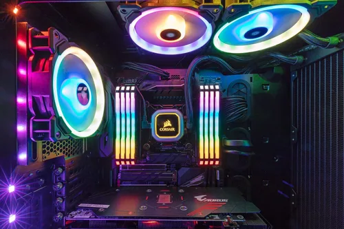 Miniatura 8 de CORSAIR Vengeance RGB PRO DDR4 RAM 32GB (2x16GB) 3600MHz CL18-22-22-42 1.35V Memoria para computadora de escritorio Intel AMD - Negro