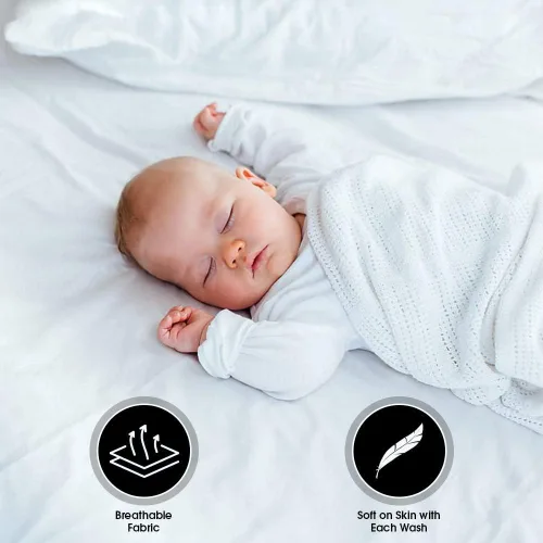 Miniatura 5 de CharlottelyHues 2 fundas de almohada estándar en algodón egipcio puro de 1000 hilos para una comodidad similar a la nube (blanco brillante)