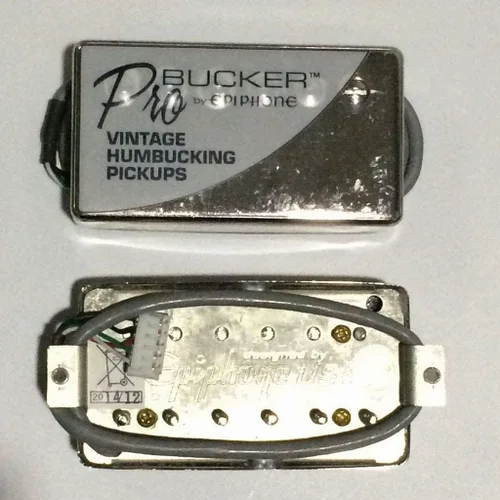 Miniatura 4 de 1 juego de pastillas ProBucker Alnico Bridge&Neck con arnés de cableado profesional ollas e interruptores de 3 vías para guitarra eléctrica cromo