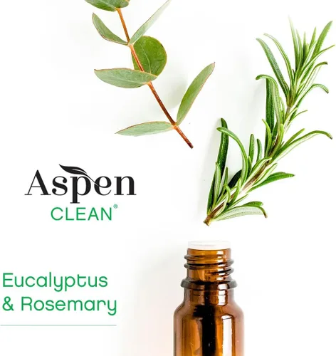 Miniatura 5 de AspenClean Jabón para platos y recambio Eucalipto y romero Jabón detergente líquido para lavavajillas No tóxico 100% natural verificado