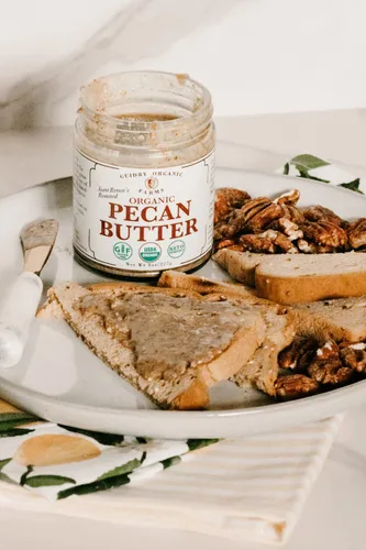 Miniatura 5 de Mantequilla de pecana orgánica certificada por USDA, hecha a mano, pequeños lotes, apta para keto, sin gluten, todo natural, hecha de nueces pecanas