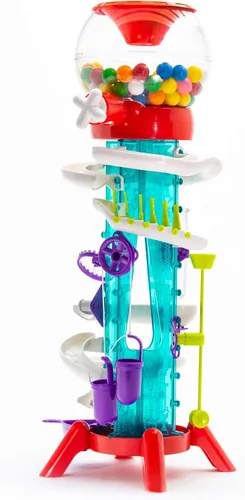 Miniatura 3 de Thames & Kosmos Gumball Machine Maker Lab - Máquina expendedora de bolas de chicle que hace trucos y acrobacias, instrucciones en 2 idiomas