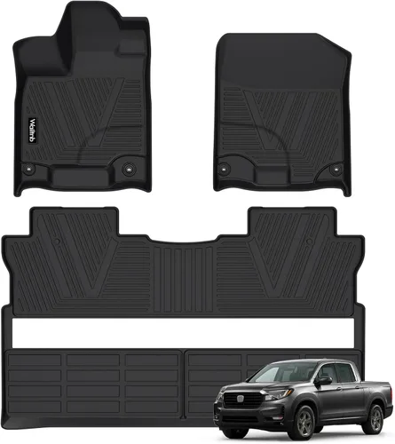 Miniatura 77 de Tapetes de piso para todo clima y forro de carga con respaldo para Chevrolet Suburban de 7 asientos 2021-2025 / GMC Yukon XL de 7 asientos