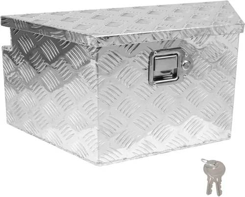 Miniatura 8 de Caja de herramientas de 24 pulgadas, caja plana para camioneta, organizador de almacenamiento para RV, caja de herramientas para camión con asa