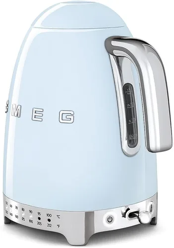 Miniatura 3 de SMEG Hervidor eléctrico de temperatura variable 1.7L (7 tazas), hervidor de té y café de acero inoxidable, hervir rápido, temperatura ajustable
