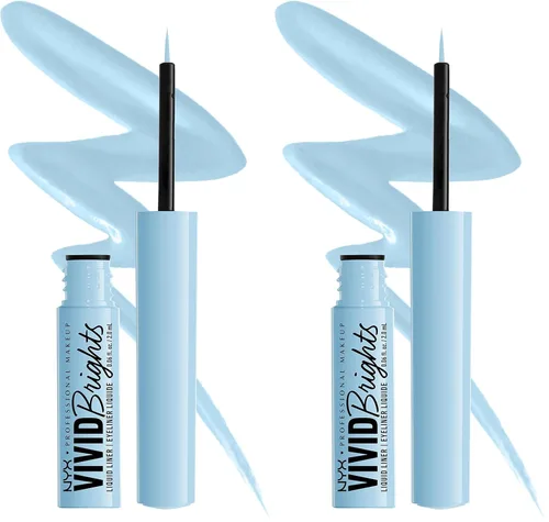 Miniatura 17 de NYX PROFESSIONAL MAKEUP Vivid Brights Delineador Líquido, Delineador de Ojos Resistente a las Manchas con Punta Precisa - On Red 04 en rojo