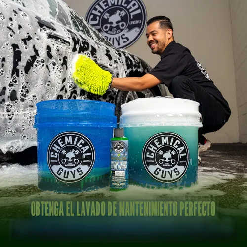 Miniatura 8 de Chemical Guys Jabón de lavado de autos para cañón de espuma o balde, jabón de espuma de nieve Honeydew para lavado de autos para camiones