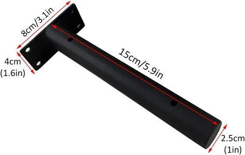 Miniatura 2 de Soporte flotante de pared para decoración de pared, soporte oculto montado en la pared, soportes de almacenamiento de oficina en casa para estantes