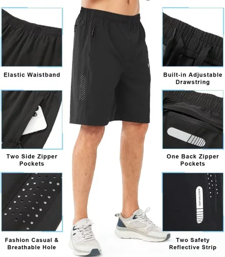 Miniatura 340 de NORTHYARD - Pantalones cortos deportivos para correr para hombres, ligeros, de secado rápido, 7, 5 o 9 pulgadas, para senderismo, deportes, gimnasio