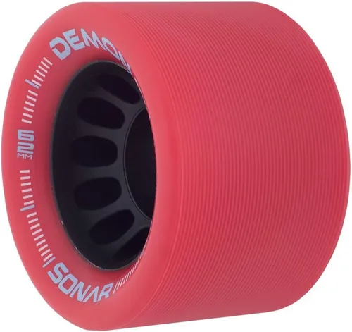 Miniatura 4 de Riedell Demon EDM - Juego de 4 ruedas para patines, 43 mm x 62 mm Negro 95A