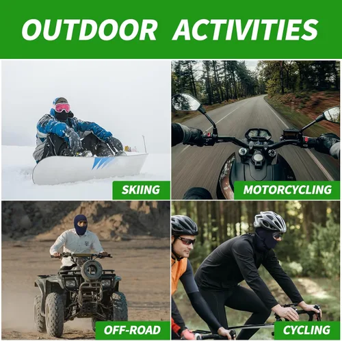 Miniatura 13 de LONGKING Pasamontañas de esquí, máscara facial de invierno para hombres y mujeres, esquí, snowboard, motocicleta, protección UV