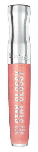 Miniatura 9 de Rimmel Stay Glossy Brillo de labios - Fórmula ligera y no pegajosa para color y brillo de labios - 130 Blushing Belgraves,.18oz Belgraves sonrojados