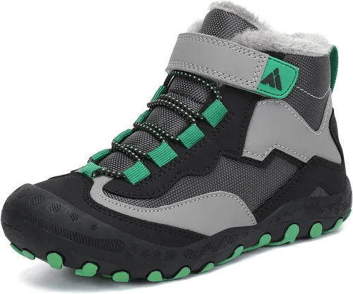 Miniatura 42 de Mishansha Botas de Senderismo para Niños Pequeños Niñas Niños Zapatos de Senderismo Resistentes al Agua Anti-Colisión Antideslizantes Atléticas