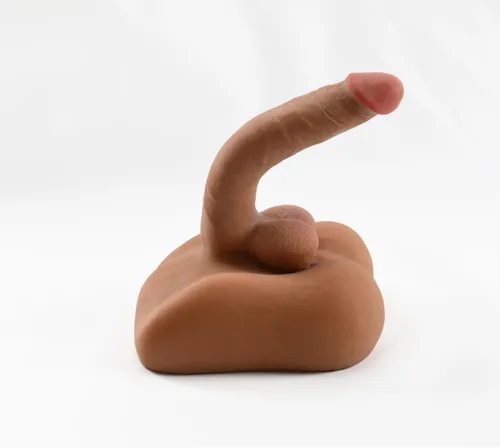 Miniatura 2 de Consolador Enorme y Grueso Torso de Muñeca Sexual para Masturbación Femenina, Consolador Largo Flexible de TPE Torso para Hombre, Masturbador