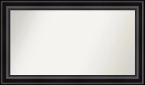 Miniatura 625 de Amanti Art Espejo personalizado, espejo de baño negro puente, espejo de pared o espejo de tocador de baño sobre el fregadero (26 x 26 pulgadas)