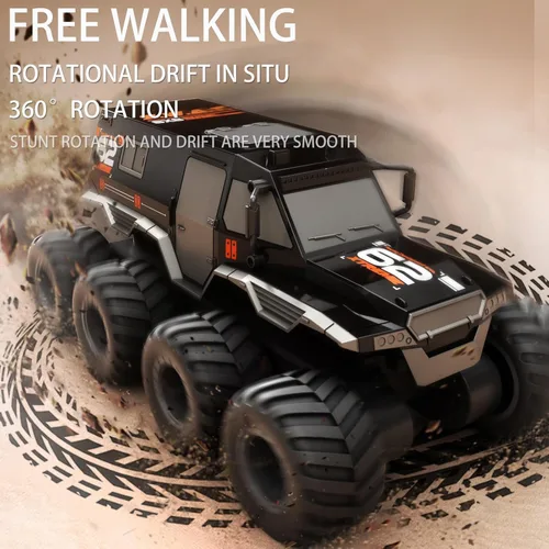 Miniatura 4 de KB KAIBO 2 Batería 8WD Coches RC para Niños de 8 a 12 años, Camión RC Anfibio Todo Terreno 2.4G Fuera de Carretera, Barco de Control Remoto, Los