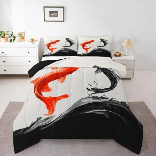 Miniatura 22 de Juego de edredón de mariposa morada tamaño individual para niñas y niños, ropa de cama rosa degradado, relleno de edredón de mariposa de ensueño