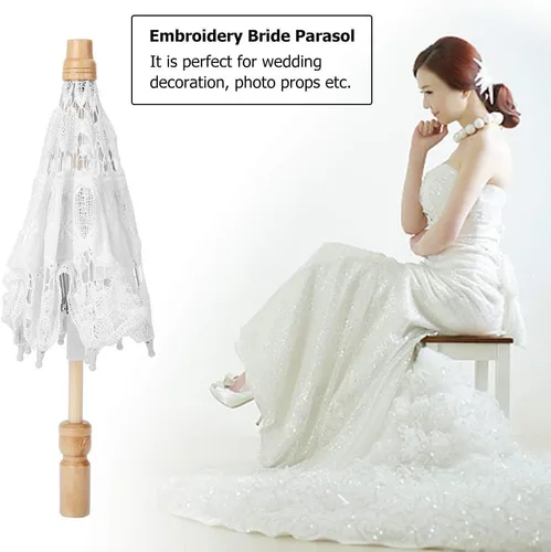 Miniatura 5 de Paraguas de encaje negro, sombrilla plegable de encaje hecho a mano, para boda, novia, para mujeres, decoración de fiesta, baile y fotografía