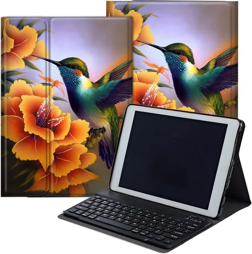 Miniatura 9 de DEGDFSGR Funda para Samsung Galaxy Tab A8 10.5 con teclado, teclado inalámbrico desmontable cierre magnético, funda protectora para Samsung Tab A8