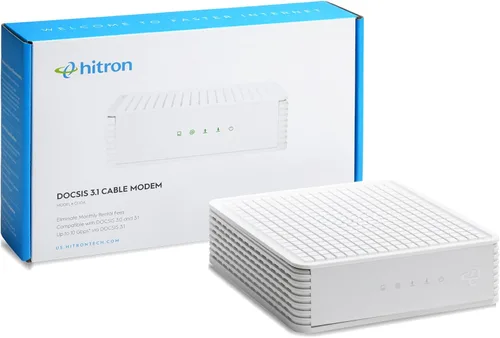 Miniatura 9 de Hitron CODA56 Módem de Internet por Cable SOLO - DOCSIS 3.1 2.5 Gbps SIN WiFi - Requiere Router Compatible con Xfinity/Spectrum/Cox NO