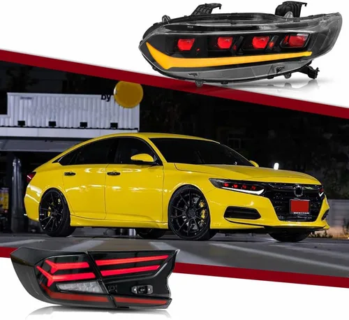 Miniatura 12 de T T-ABC Nuevas luces compatibles con Honda Accord 2018-2025, LX EX EXL Sport Touring Hybrid Faro delantero delantero de 10ª generación Accesorios