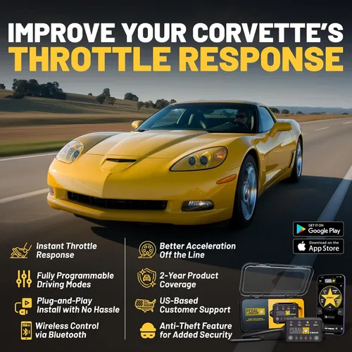 Miniatura 2 de PEDAL COMMANDER Controlador de respuesta del acelerador para Chevrolet Corvette C6 2006-2013 Compatible con: Base, 427, Grand Sport, Z06, ZR1