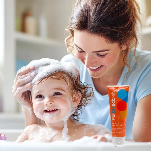 Miniatura 2 de Jabón y champú reconfortante para bebés, sin fragancia, con miel, aceite esencial de lavanda, extracto de aloe, extracto de avena y miel. Sin
