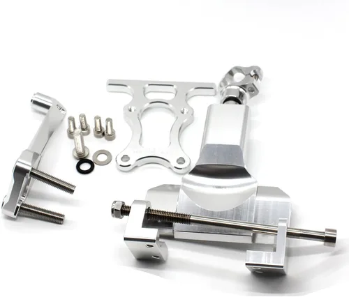 Miniatura 6 de FXCNC Racing motocicleta CNC amortiguador de dirección estabilizador amortiguador de montaje kit compatible con MT07 FZ07 MT-07 FZ-07 2014-2019