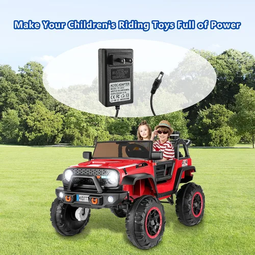 Miniatura 7 de Cargador de batería de 24 V para juguetes de paseo – Compatible con ruedas eléctricas, autos de paseo para niños, ATV eléctricos, Lamborghini, Jeep