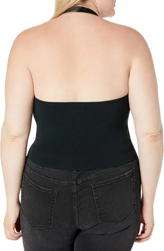 Miniatura 7 de The Drop Greta - Suéter ajustado con cuello cuadrado para mujer