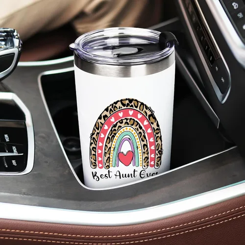 Miniatura 3 de Breezy Valley Vaso #1 para tía, regalos para el día de la madre de parte de sobrino, regalos de cumpleaños para tía, regalo de la mejor tía, vaso