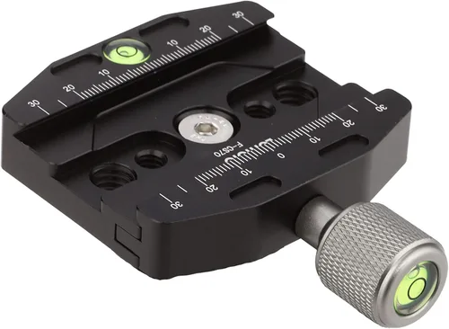 Miniatura 2 de Abrazadera de liberación rápida de 2.756 in compatible con placa de estilo Arca Swiss para trípode Ballhead asiento universal de cambio rápido