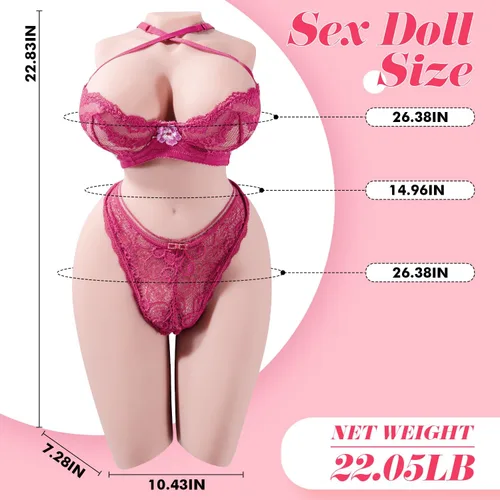 Miniatura 4 de Muñeca sexual de tamaño completo para hombres con pechos regordetes de gel súper suave, muñeca sexual realista con pechos grandes realistas, vagina