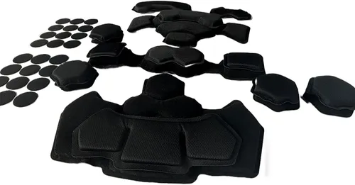 Miniatura 3 de Almohadillas tácticas para casco, universal Airsoft para exteriores, repuesto interno de espuma viscoelástica, kit de acolchado para casco