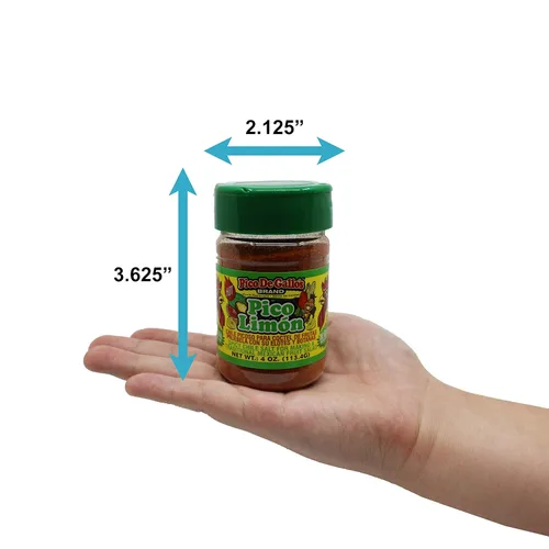 Miniatura 5 de Pico De Gallo's Pico Limon - Condimento picante de chile, sal y lima (2 cocteleras de 4 onzas)