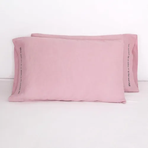 Miniatura 26 de Linen World - Juego de 2 fundas de almohada de lino, 20 x 30 pulgadas, tamaño estándar/Queen, fundas de almohada 100% lino natural francés, fundas
