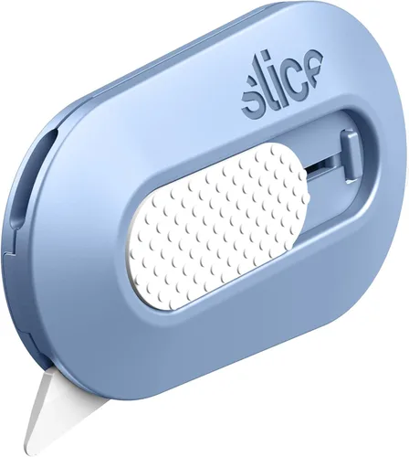 Cortador de Cajas Mini Slice | Retráctil Manual | Cortador de Cajas de Cerámica Seguro que Dura 11 Veces Más que el Metal | Abridor de Cajas | Cielo