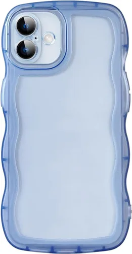 Miniatura 34 de Funda transparente compatible con iPhone 11 Pro, bonita funda delgada de silicona suave, antiarañazos, a prueba de golpes, para mujeres y niñas, Azul