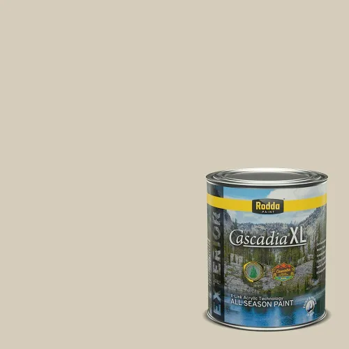Miniatura 101 de Rodda Paint CASCADIA XL Pintura e imprimación satinada exterior en uno, cuarto de galón, pimienta de Jamaica