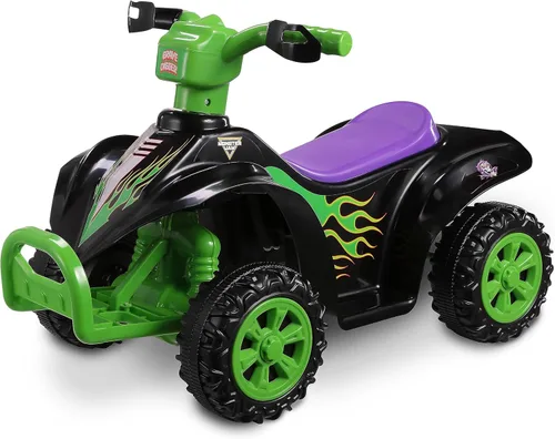 Miniatura 11 de Bluey ATV Quad de 6 V para niños, juguete potente y seguro con batería recargable, conducción hacia adelante y hacia atrás, capacidad máxima