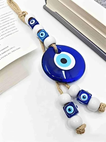 Miniatura 9 de Amuleto de cristal azul de nazar de mal de ojo de buena suerte, adorno colgante hecho a mano para el hogar, oficina, decoración del automóvil