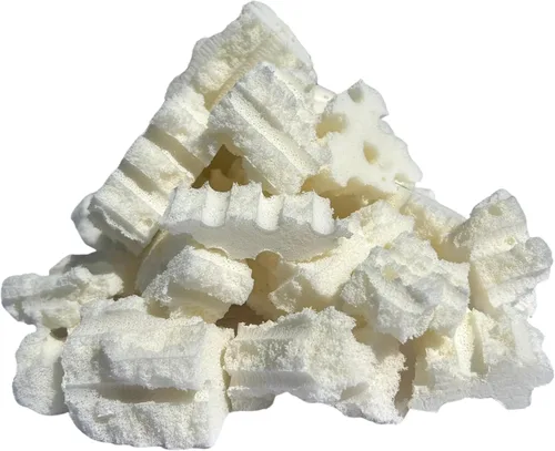 eConsumersUSA - Espuma de látex triturada orgánica de 5 libras, 10 libras, 20 libras, 40 libras, fabricada en Estados Unidos, 5 libras