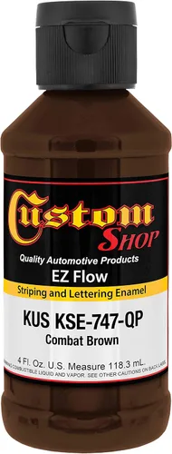 Miniatura 26 de Custom Shop KSE757-QP Triple Black - Pintura esmaltada EZ Flow a rayas y letras – 4 onzas Triple negro