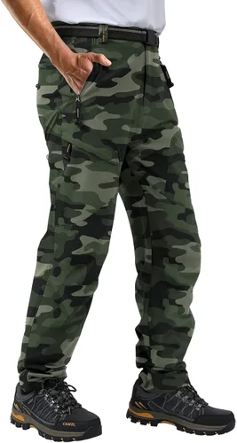 Miniatura 2 de SIKAINI Pantalones tácticos de secado rápido para hombre, ligeros, impermeables, para senderismo, Ripstop, con cinturón