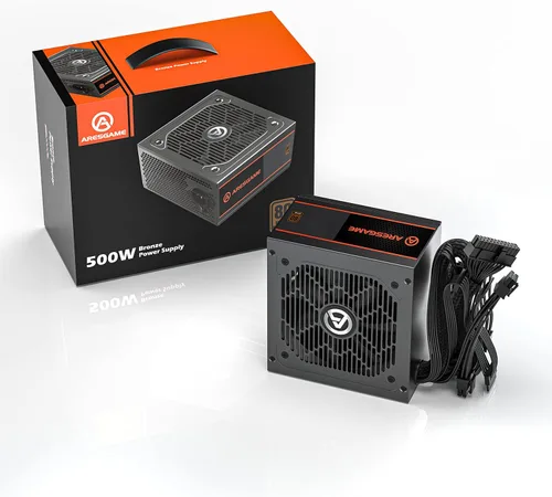 Miniatura 8 de ARESGAME Fuente de alimentación AGV Series 650W, certificado 80 Plus Bronze, fuente de alimentación no modular, garantía de 5 años