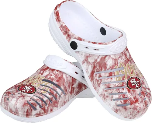 Miniatura 30 de FOCO NFL Womens NFL Team Logo Cloudie Garden Water Sandals Shoes Slipper Clogs with Strap