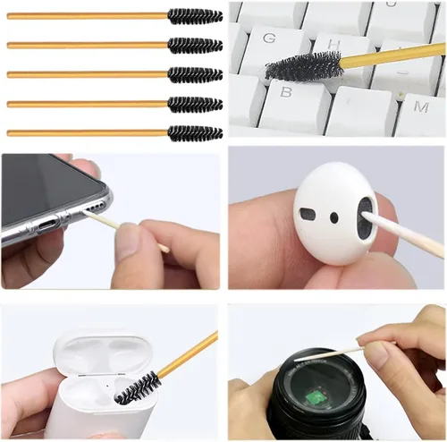 Miniatura 3 de Kit de limpieza de teléfono celular, 116 piezas limpiador de altavoces para iPhone y Android, limpiador de puerto de carga de pantalla de teléfono