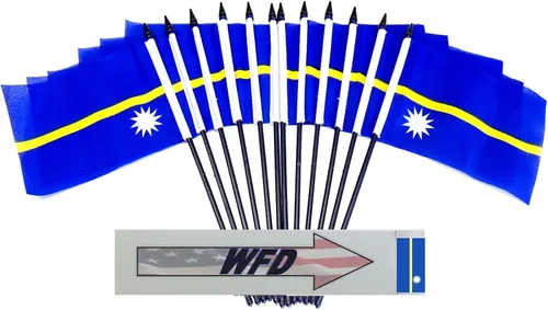 Miniatura 33 de World Flags Direct Banderas en miniatura de poliéster de Afganistán, paquete de 12, decoración de mesa de fiesta, desfiles, 4 x 6 pulgadas, verde