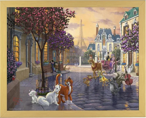 Miniatura 14 de Thomas Kinkade Estudios Disney The Aristocats - Impresión artística (11 x 14 pulgadas)